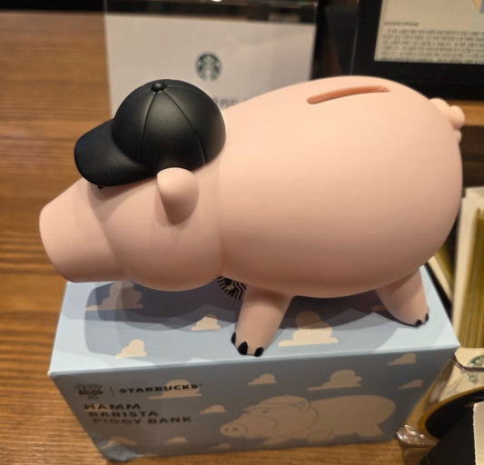 韓国 Starbucks × Toy Story ハム バリスタ ピギーバンク（豚の貯金箱）