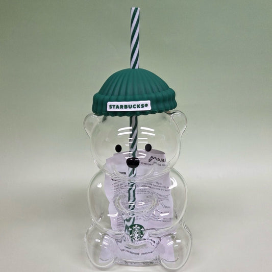 韓国限定 Starbucks ベアリスタ グラスコールドカップ 591ml